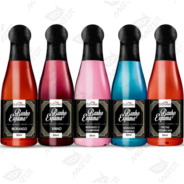 BANHO & ESPUMA HOT FLOWERS 50ML 5 AROMAS - Imagem 2
