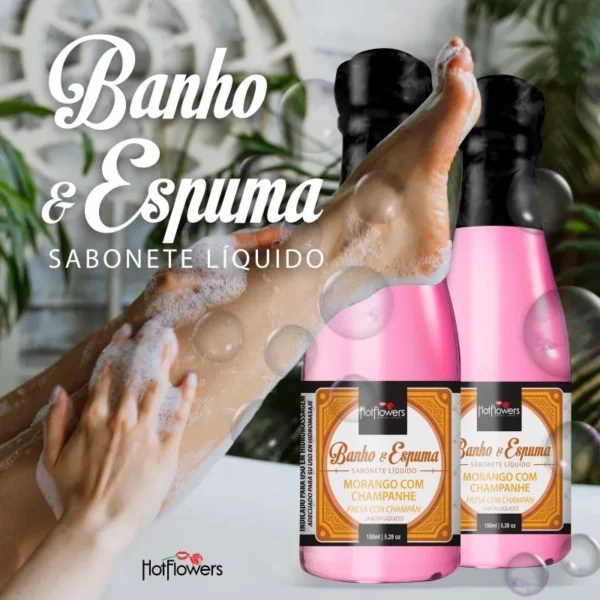 BANHO & ESPUMA HOT FLOWERS 150ML 5 AROMAS - Imagem 7