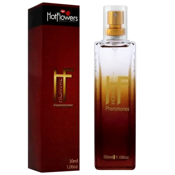 DEOCOLÔNIA AFRODISÍACA FEROMÔNIO HOT FLOWERS HOMME 30ML