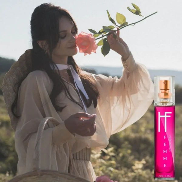 DEOCOLÔNIA AFRODISÍACA FEROMÔNIO HOT FLOWERS FEMME 30ML - Imagem 3