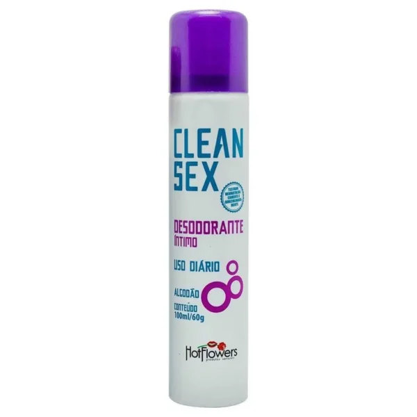 DESODORANTE ÍNTIMO TOQUE SECO HOT FLOWERS CLEAN SEX 100ML - Imagem 6