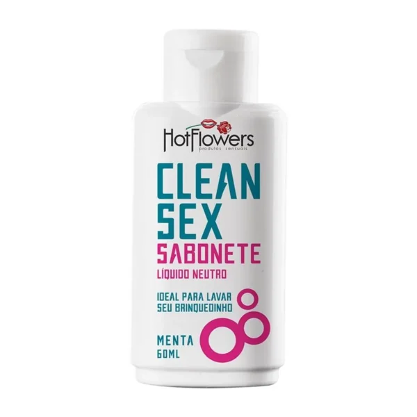 SABONETE HIGIENIZADOR PARA TOYS HOT FLOWERS CLEAN SEX 60ML - Imagem 4