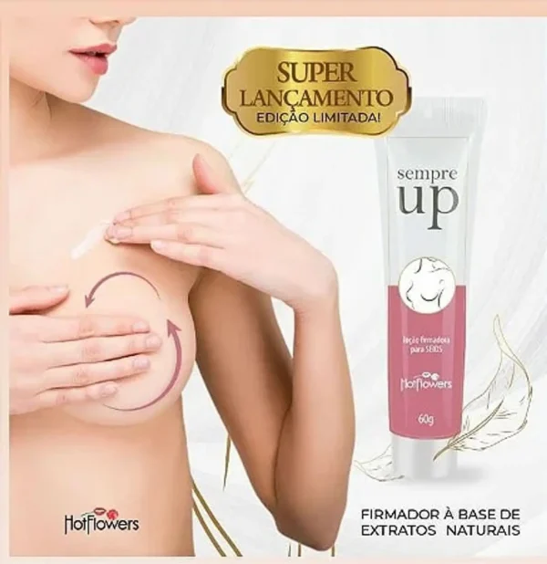 FIRMADOR DE SEIOS E GLÚTEOS HOT FLOWERS SEMPRE UP 60G