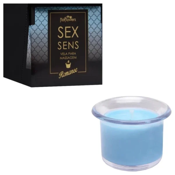 VELA PARA MASSAGEM BEIJÁVEL HOT FLOWERS SEX SENS 20G - Imagem 3