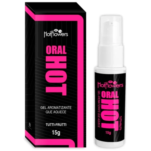 GEL PARA ORAL AROMATIZANTE HOT FLOWERS ORAL HOT 15G
