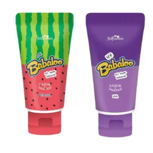 GEL PARA ORAL AROMATIZANTE HOT FLOWERS ICE BABALOO 15G 2 SABORES