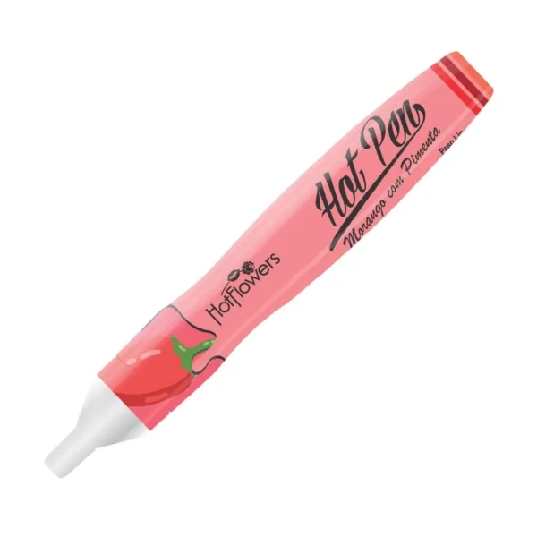 CANETA GEL BEIJÁVEL HOT FLOWERS HOT PEN PIMENTA 35G 3 SABORES - Imagem 4