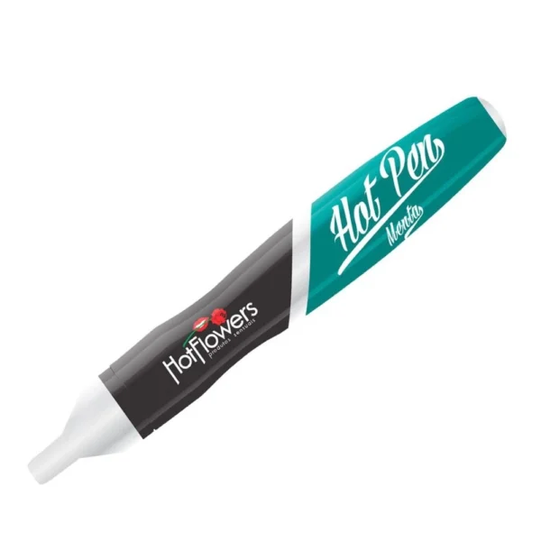 CANETA GEL BEIJÁVEL HOT FLOWERS HOT PEN 35G 4 SABORES - Imagem 2