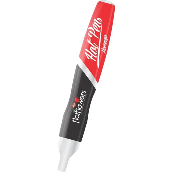 CANETA GEL BEIJÁVEL HOT FLOWERS HOT PEN 35G 4 SABORES - Imagem 4