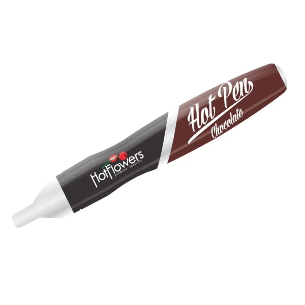CANETA GEL BEIJÁVEL HOT FLOWERS HOT PEN 35G 4 SABORES - Imagem 3