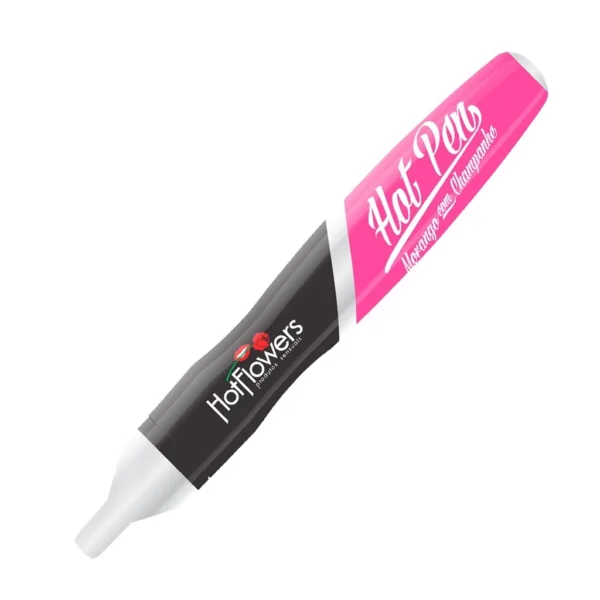 CANETA GEL BEIJÁVEL HOT FLOWERS HOT PEN 35G 4 SABORES - Imagem 5