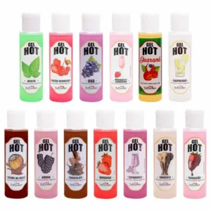 GEL PARA ORAL BEIJÁVEL SABORIZADO HOT FLOWERS GEL HOT 35ML