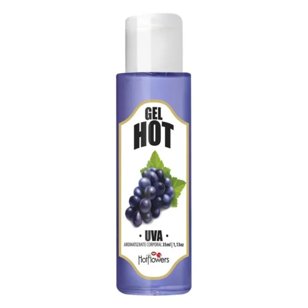 GEL PARA ORAL BEIJÁVEL SABORIZADO HOT FLOWERS GEL HOT 35ML - Imagem 5