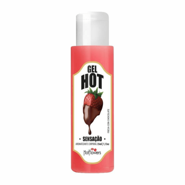 GEL PARA ORAL BEIJÁVEL SABORIZADO HOT FLOWERS GEL HOT 35ML - Imagem 4
