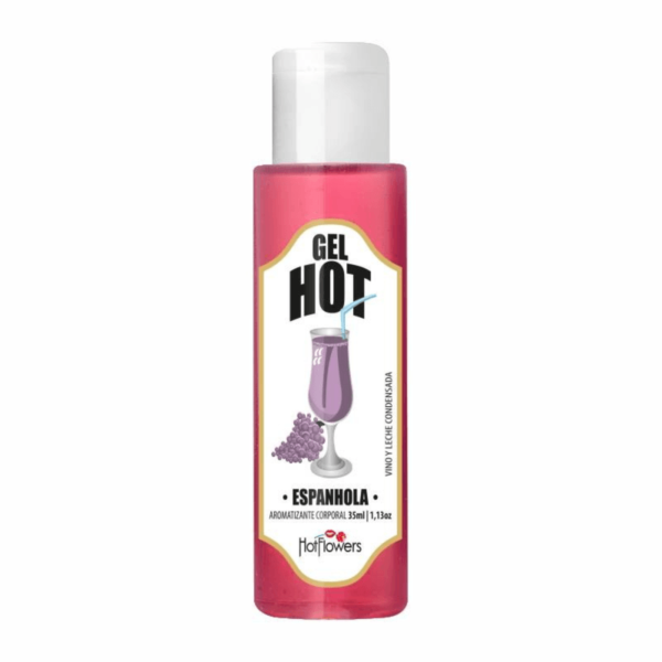 GEL PARA ORAL BEIJÁVEL SABORIZADO HOT FLOWERS GEL HOT 35ML - Imagem 7