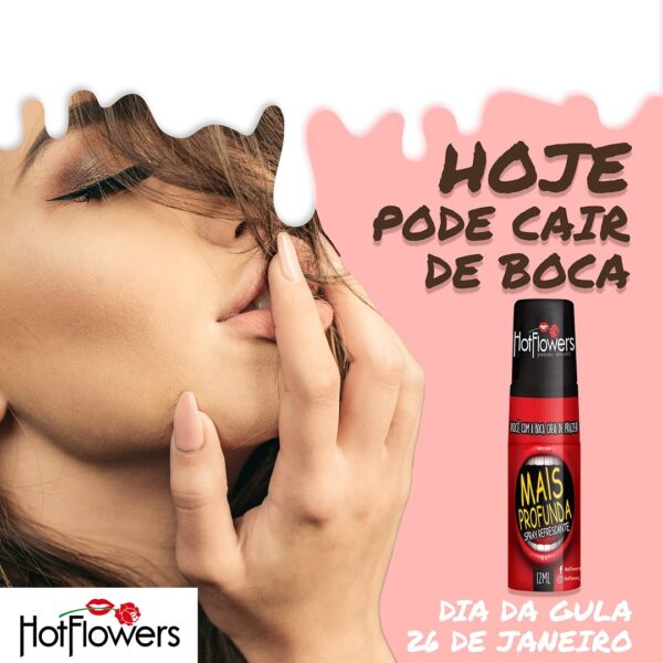 DESSENSIBILIZANTE ORAL GARGANTA HOT FLOWERS MAIS PROFUNDA SPRAY 12ML - Imagem 3