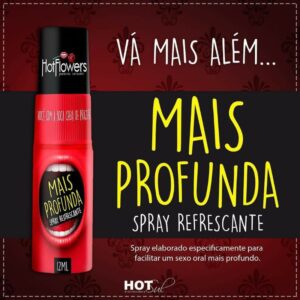 DESSENSIBILIZANTE ORAL GARGANTA HOT FLOWERS MAIS PROFUNDA SPRAY 12ML