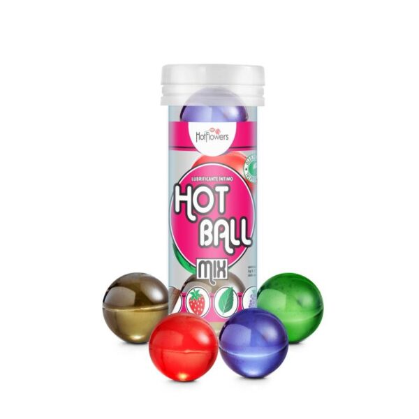 BOLINHAS EXPLOSIVAS HOT FLOWERS HOT BALL MIX 3G 4 UNIDADES - Imagem 5