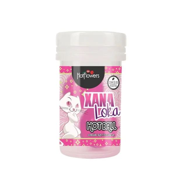 BOLINHAS EXPLOSIVAS GEL VIBRADOR TÉRMICO HOT FLOWERS HOT BALL XANA LOKA 3G 2 UNIDADES - Imagem 5