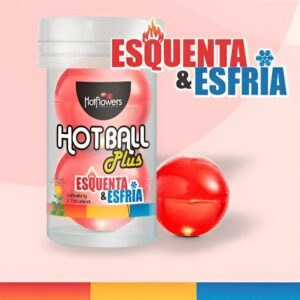 BOLINHAS EXPLOSIVAS GEL TÉRMICO HOT FLOWERS HOT BALL PLUS  ESQUENTA ESFRIA 3G 2 UNIDADES