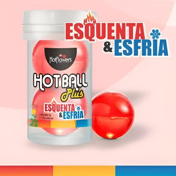 BOLINHAS EXPLOSIVAS GEL TÉRMICO HOT FLOWERS HOT BALL PLUS  ESQUENTA ESFRIA 3G 2 UNIDADES