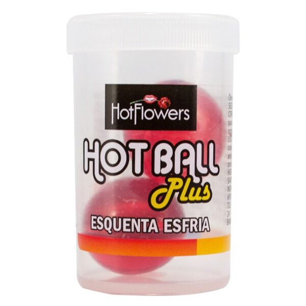 BOLINHAS EXPLOSIVAS GEL TÉRMICO HOT FLOWERS HOT BALL PLUS  ESQUENTA ESFRIA 3G 2 UNIDADES - Imagem 4