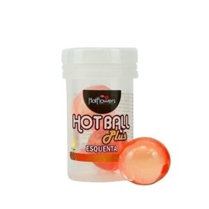 BOLINHAS EXPLOSIVAS GEL TÉRMICO HOT FLOWERS HOT BALL PLUS  ESQUENTA 3G 2 UNIDADES