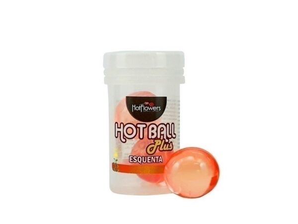 BOLINHAS EXPLOSIVAS GEL TÉRMICO HOT FLOWERS HOT BALL PLUS  ESQUENTA 3G 2 UNIDADES