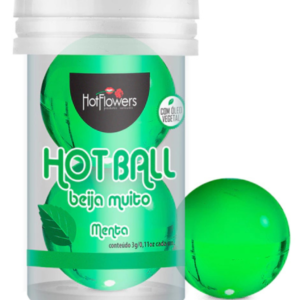 BOLINHAS EXPLOSIVAS GEL VIBRADOR HOT FLOWERS HOT BALL PLUS  SHOCK 3G 2 UNIDADES