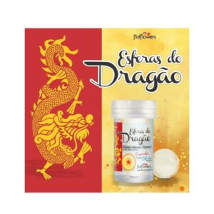 BOLINHAS EXPLOSIVAS GEL TÉRMICO VIBRADOR HOT FLOWERS ESFERAS DO DRAGÃO 3G 2 UNIDADES