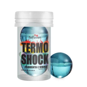 BOLINHAS EXPLOSIVAS GEL TÉRMICO MULTIFUNCIONAL VIBRADOR TÉRMICO HOT FLOWERS TERMO SHOCK 3G 2 UNIDADES