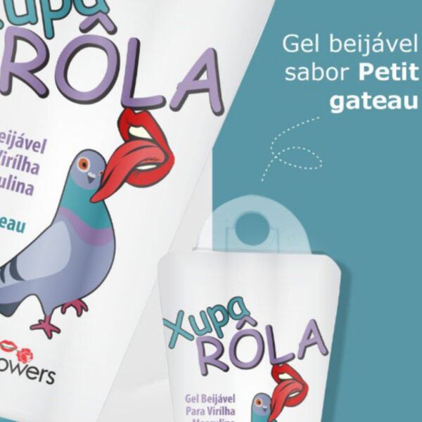 GEL BEIJÁVEL PARA VIRILHA MASCULINA HOT FLOWERS XUPA RÔLA PETIT GATEAU 18G - Imagem 4