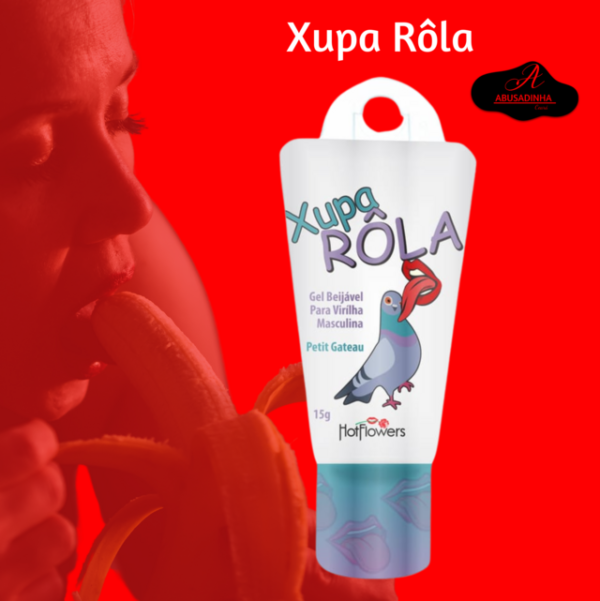 GEL BEIJÁVEL PARA VIRILHA MASCULINA HOT FLOWERS XUPA RÔLA PETIT GATEAU 18G - Imagem 3