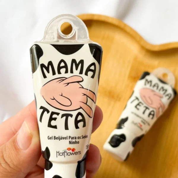 GEL BEIJÁVEL PARA SEIOS HOT FLOWERS MAMA TETA 18G NINHO