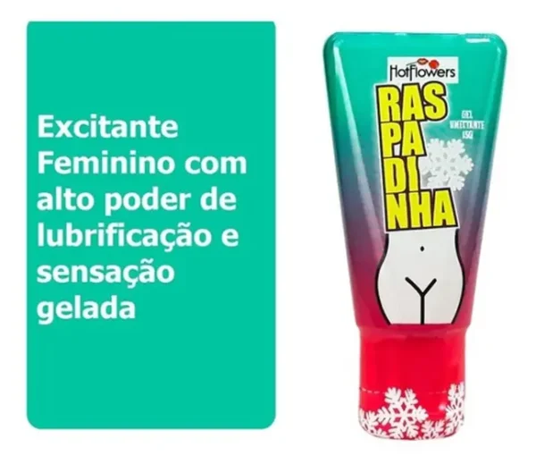 GEL EXCITANTE FEMININO TÉRMICO HOT FLOWERS RASPADINHA 15G - Imagem 3