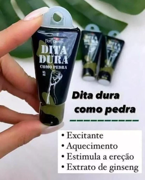 GEL EXCITANTE MASCULINO TÉRMICO VASODILATADOR HOT FLOWERS DITA DURA COMO PEDRA 15G - Imagem 3