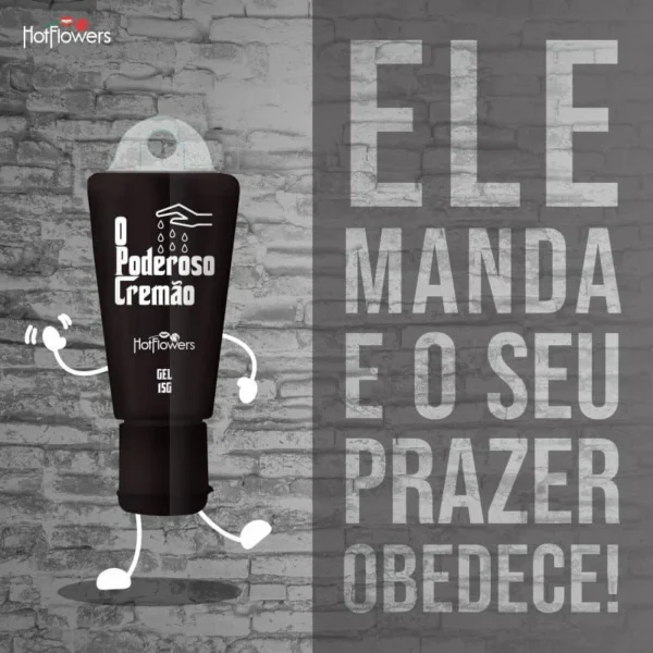 GEL EXCITANTE MASCULINO TÉRMICO HOT FLOWERS PODEROSO CREMÃO 15G - Imagem 7