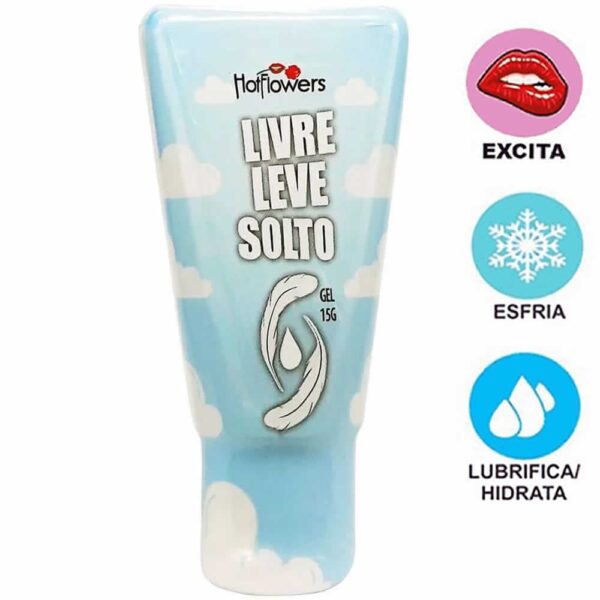 GEL ESTIMULANTE UNISSEX MULTIFUNCIONAL HOT FLOWERS LIVRE LEVE SOLTO 15G - Imagem 3