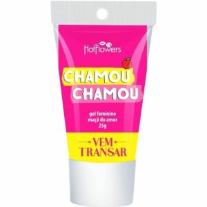 GEL EXCITANTE FEMININO TÉRMICO VASODILATADOR HOT FLOWERS LINHA ESCOLINHA DO PRAZER CHAMOU CHAMOU 15G