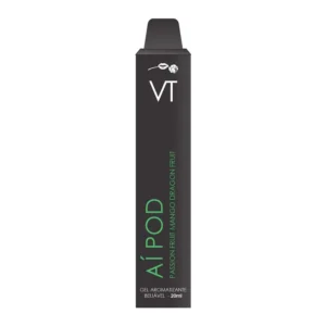GEL BEIJÁVEL PARA SEXO ORAL AROMATIZANTE VIBRADOR HOT FLOWERS LINHA ESCOLINHA DO PRAZER AÍ POD 20ML MARACUJÁ MANGA PITAY