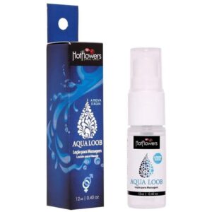 GEL LUBRIFICANTE RESISTENTE À ÁGUA HOT FLOWERS AQUA LOOB 12ML