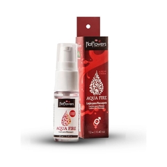 GEL LUBRIFICANTE RESISTENTE À ÁGUA TÉRMICO ESQUENTA HOT FLOWERS AQUA FIRE 12ML