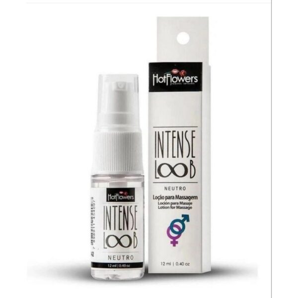 GEL LUBRIFICANTE À BASE DE SILICONE RESISTENTE À ÁGUA HOT FLOWERS INTENSE LOOB 12ML