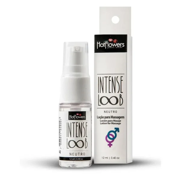 GEL LUBRIFICANTE À BASE DE SILICONE RESISTENTE À ÁGUA HOT FLOWERS INTENSE LOOB 12ML - Imagem 4