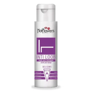 LOÇÃO LUBRIFICANTE A BASE D'ÁGUA HOT FLOWERS INTI LOOB 35ML