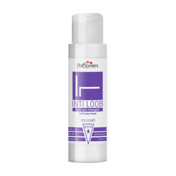 LOÇÃO LUBRIFICANTE A BASE D'ÁGUA HOT FLOWERS INTI LOOB 35ML - Imagem 3