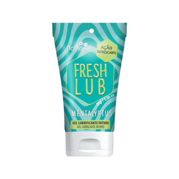 GEL EXCITANTE BEIJÁVEL UNISSEX SABORIZADO HOT FLOWERS FRESH LUB 25G 2 SABORES - Imagem 3