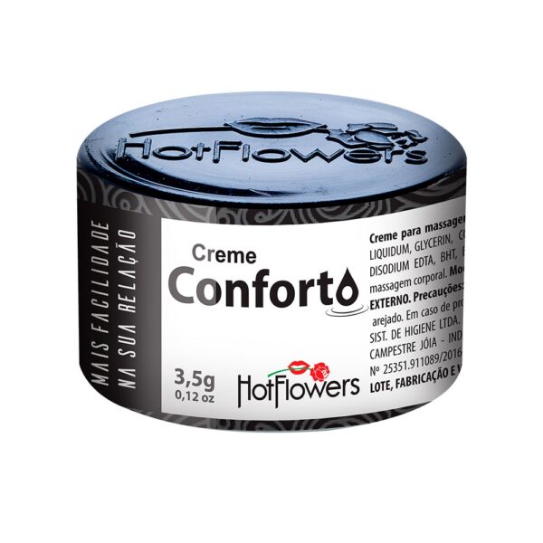 CREME EXCITANTE DESSENSIBILIZANTE ANAL POMADA À BASE D'ÁGUA HOT FLOWERS 3,5G CONFORTO