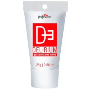 GEL LUBRIFICANTE TÉRMICO ESQUENTA ESFRIA HOT FLOWERS DELIRIUM 25G