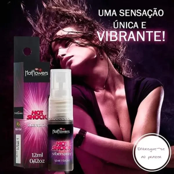 GEL MULTIFUNCIONAL ESQUENTA ESFRIA HOT FLOWERS HOT SHOCK 12ML - Imagem 2
